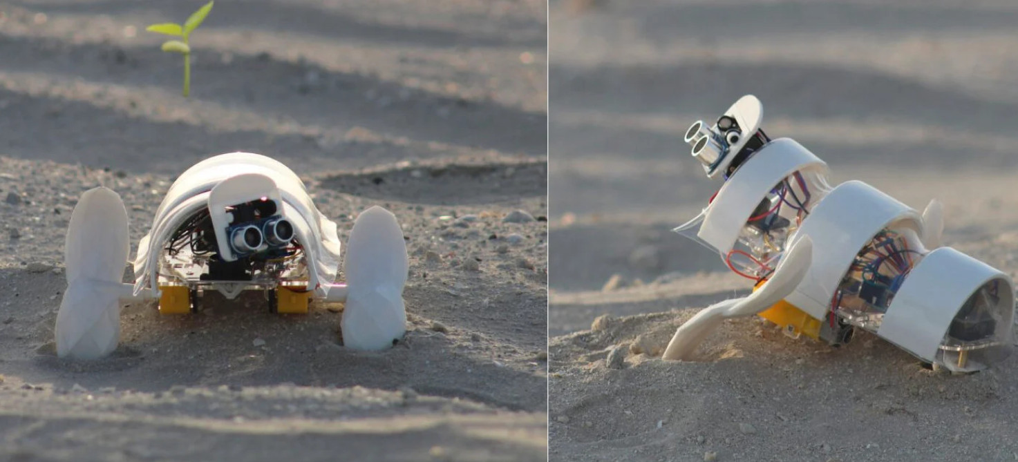 Ένα ρομπότ μετατρέπει την έρημο σε καταπράσινο τοπίο