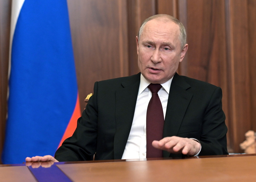 Το διάγγελμα του Πούτιν για την αναγνώριση της ανεξαρτησίας των Ντονέτσκ και Λουγκάνσκ [Βίντεο]