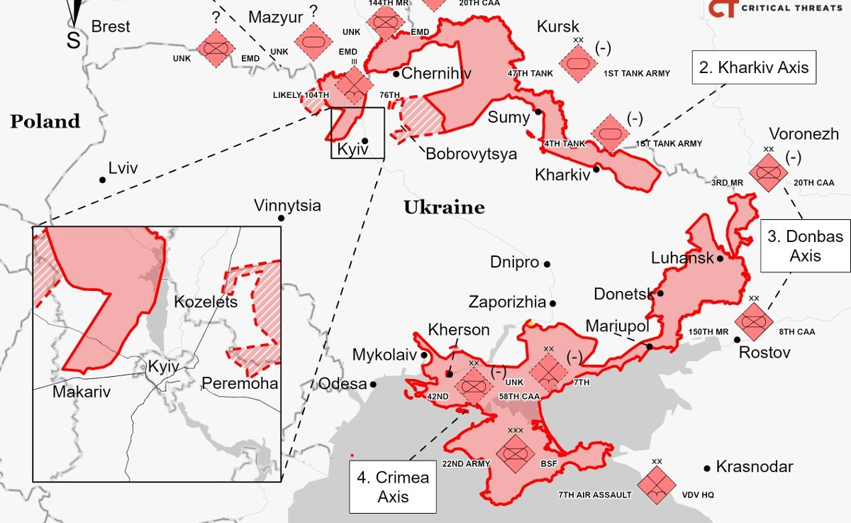 Αυτές είναι οι περιοχές που έχει καταλάβει η Ρωσία μέχρι αυτή την στιγμή