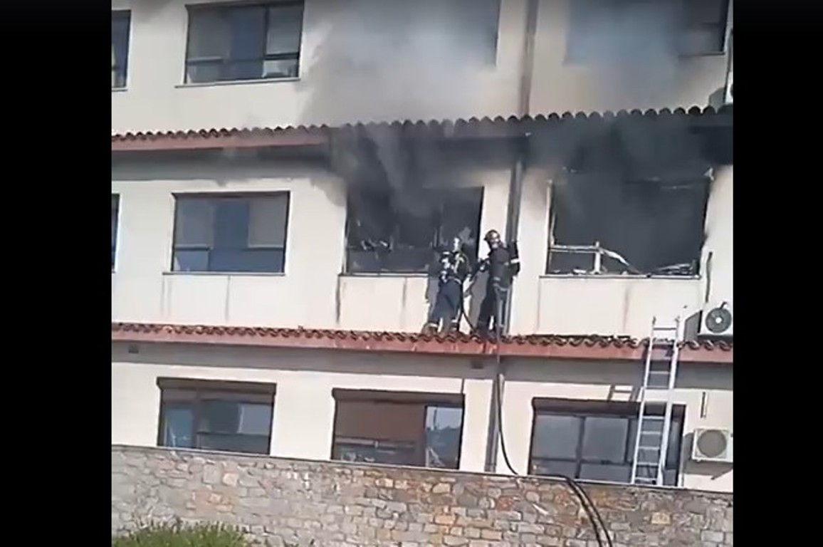 Θεσσαλονίκη: Ένας νεκρός από φωτιά στο Νοσοκομείο Παπανικολάου [Βίντεο]