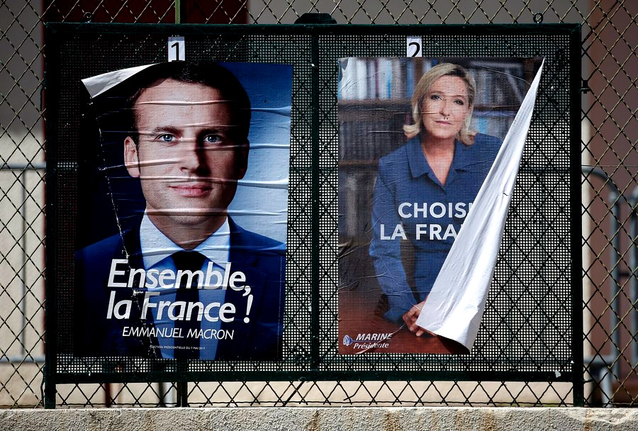 «Φωτιά» στις γαλλικές εκλογές από νέα δημοσκόπηση: Οριακή η διαφορά Μακρόν – Λεπέν