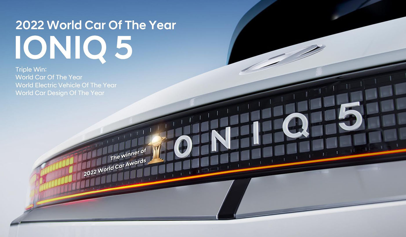 Παγκόσμιο Αυτοκίνητο της Χρονιάς 2022 το ηλεκτρικό Hyundai IONIQ 5