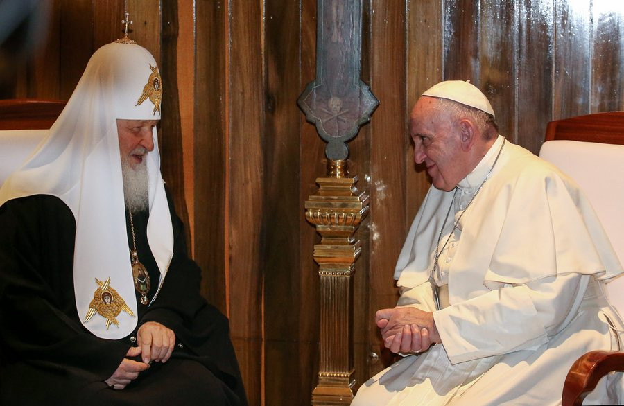 Ο πάπας  δεν θα συναντηθεί με τον πατριάρχη Κύριλλο της Ρωσίας