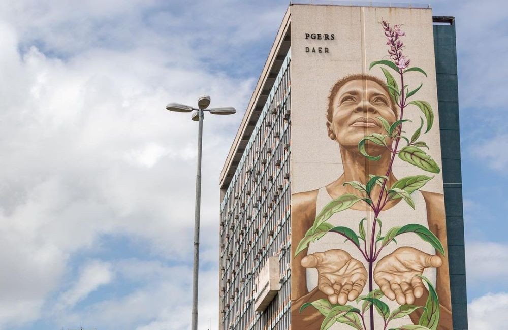 Μια τοιχογραφία στη Βραζιλία για την ταυτότητα, την κουλτούρα και τη δικαιοσύνη