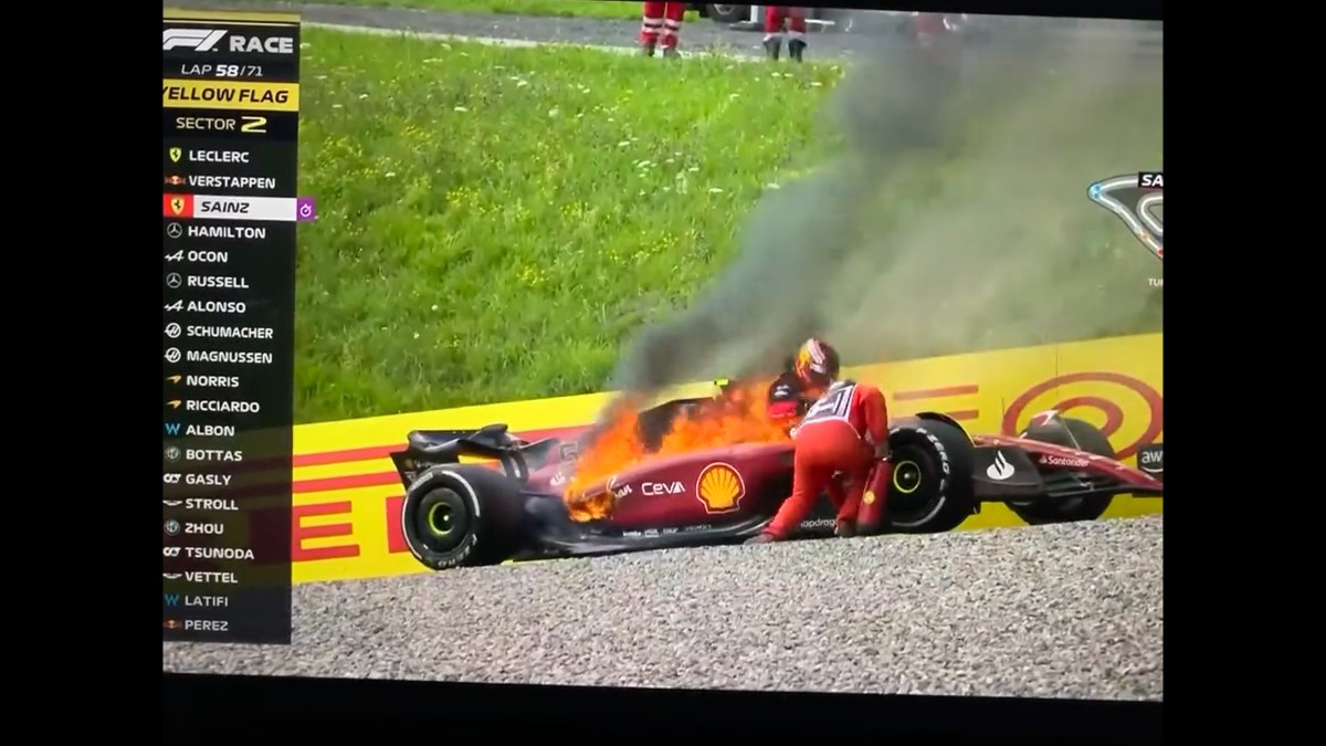 Formula 1: Πήρε φωτιά το μονοθέσιο του Σάινθ [Βίντεο]