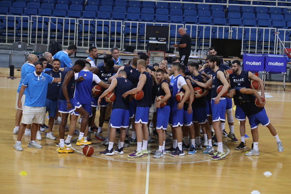 Ξεκίνησε η προετοιμασία της Εθνικής μπάσκετ για Eurobasket 2022 και προκριματικά Παγκόσμιου