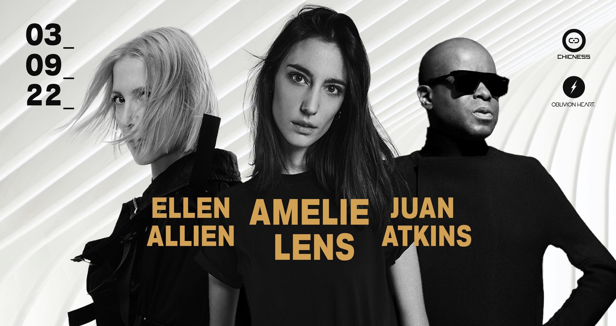 Chicness 12 Years Anniversary With Amelie Lens x Ellen Allien x Juan Atkins