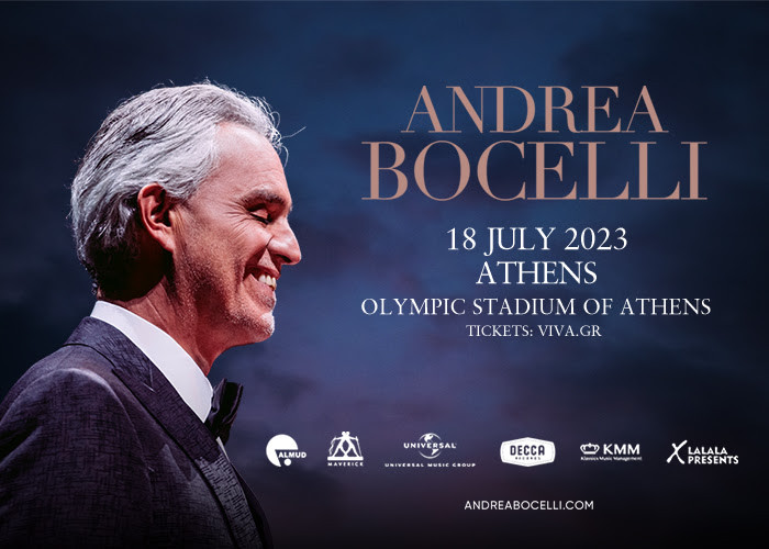 Andrea Bocelli: Ο Signore της καρδιάς μας έρχεται στηνΑθήνα