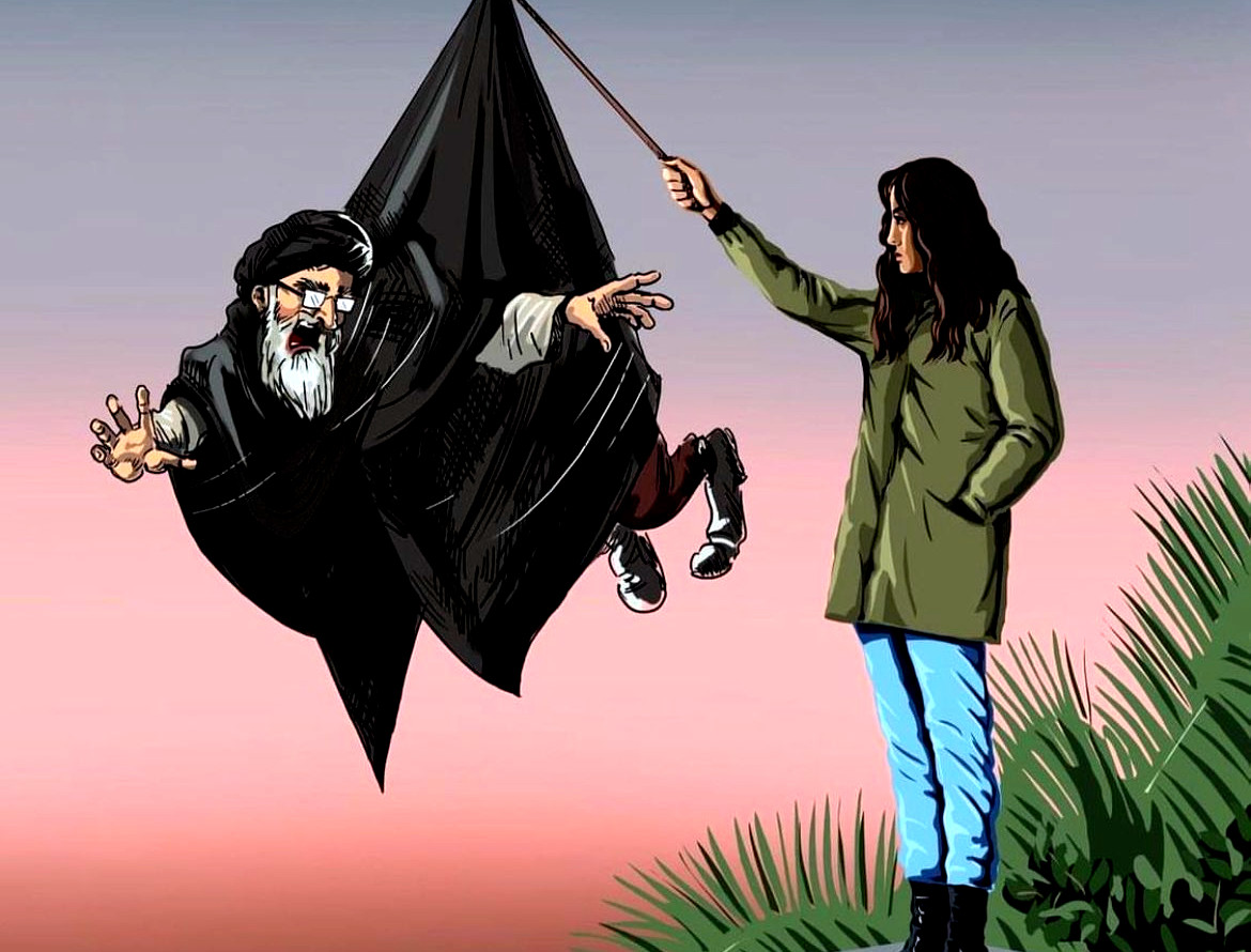 Ιράν: Σκίτσα για την Μαχσά Αμινί και την εξέγερση μετά τον θάνατό της