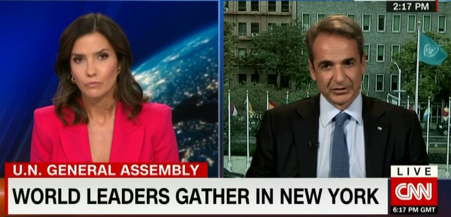 Μητσοτάκης σε CNN: Τουρκικά fake news τα push backs, μόνο σήμερα σώσαμε εκατοντάδες πρόσφυγες [Βίντεο]