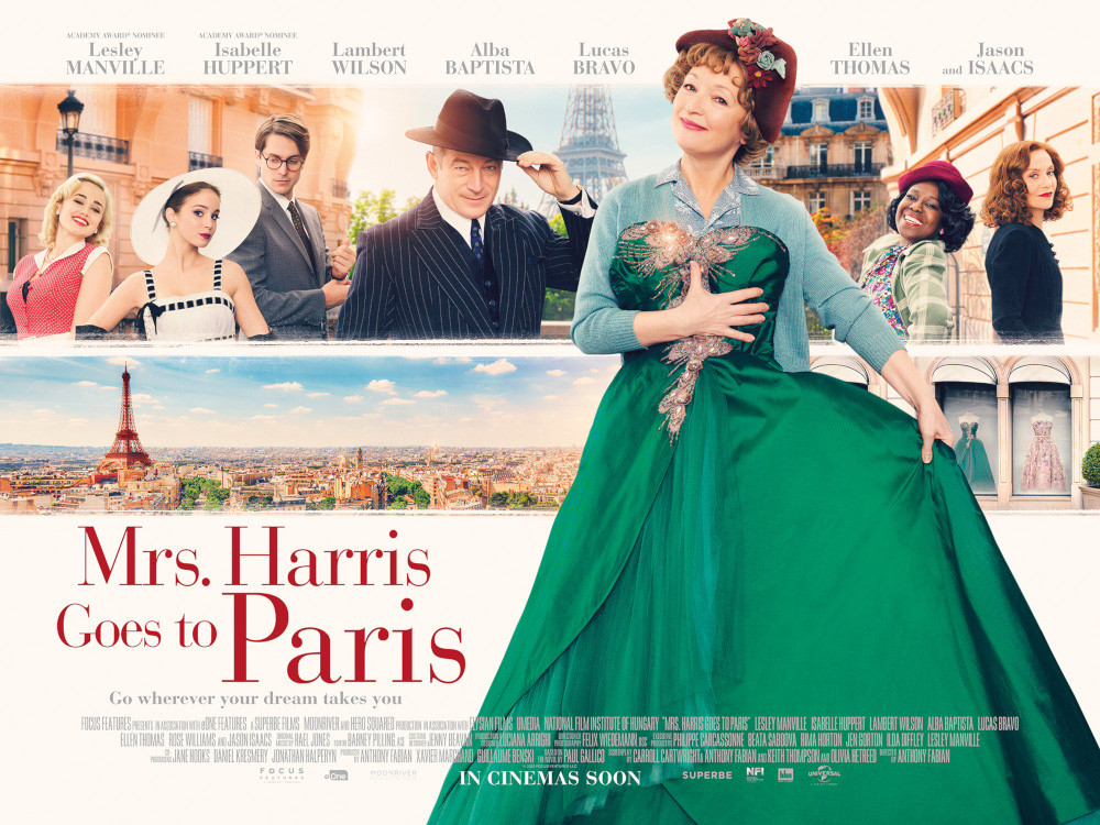 «Η Κυρία Χάρις Πάει στο Παρίσι»: O Άντονι Φαμπιάν μεταφέρει στο Σινεμά το βιβλίο του Πολ Γκαλίκο με τις Λέσλι Μάνβιλ και Ιζαμπέλ Ιπέρ