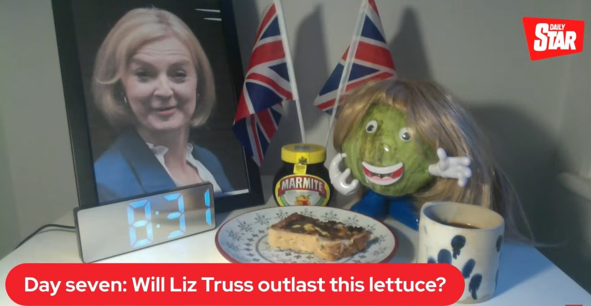 Η Λιζ Τρας ηττήθηκε από ένα μαρούλι – Το στοίχημα βρετανικής εφημερίδας