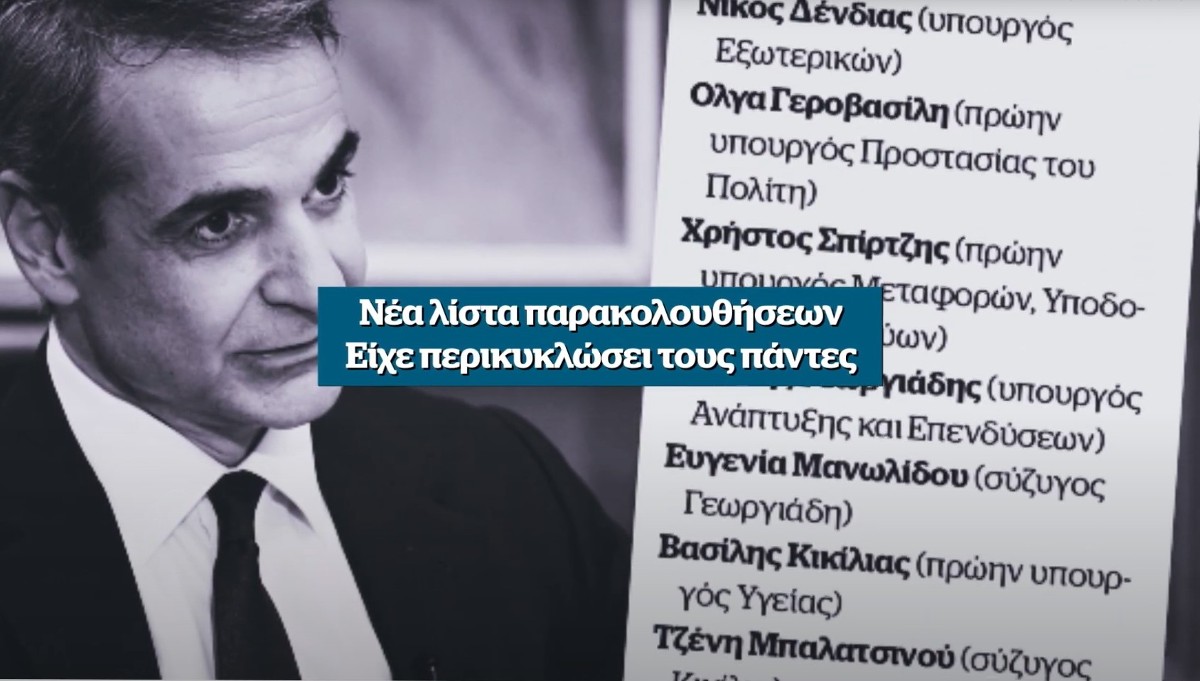 Νέα λίστα ατόμων που παρακολουθούνταν προαναγγέλλει το Documento