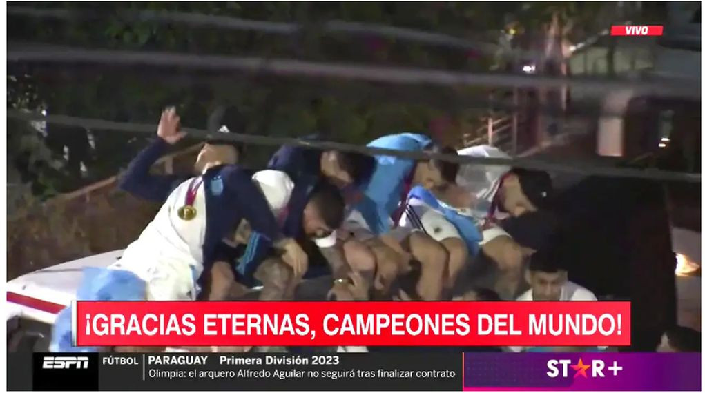 Αργεντινή: Παραλίγο τραγωδία στο λεωφορείο με τους παγκόσμιους πρωταθλητές [Βίντεο]