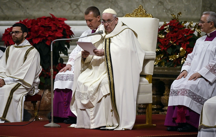 Το Χριστουγεννιάτικο μήνυμα του Πάπα Φραγκίσκου για Ουκρανία και συγκρούσεις: «Ποιός ακούει την φωνή του νεογέννητου Ιησού;»