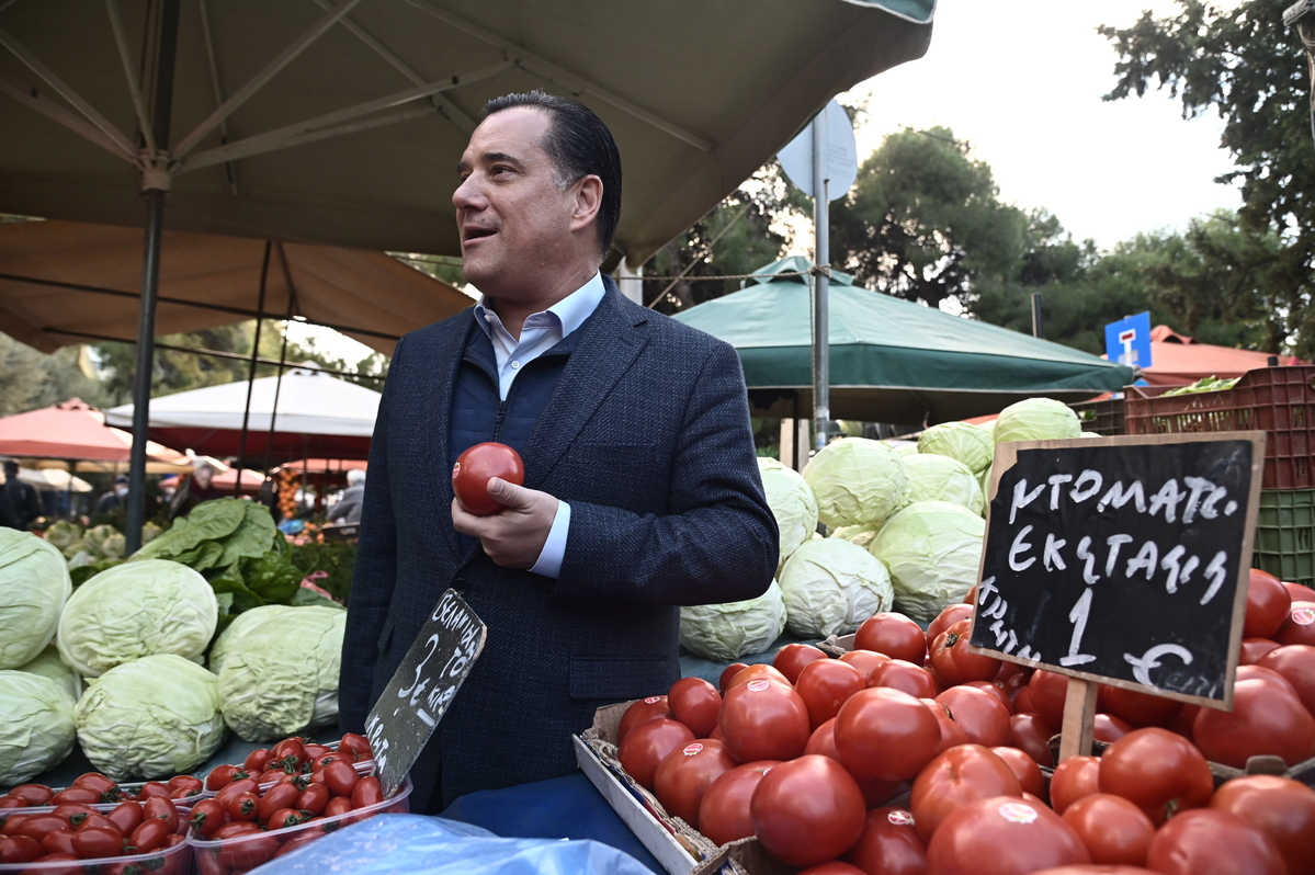 Ο Αδ. Γεωργιάδης πήρε το καλάθι του νοικοκυριού και τρέχει