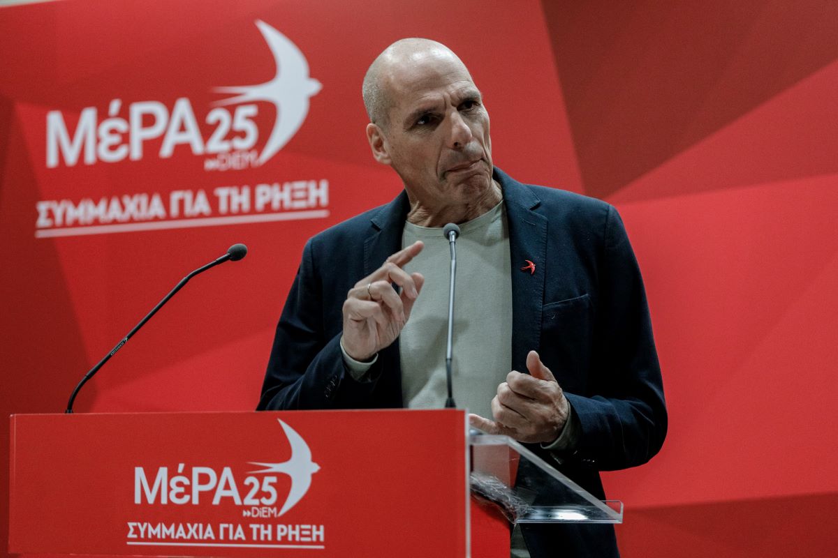 Βαρουφάκης: Το χτίσιμο της νέας μεγάλης αγωνιστικής παράταξης το διακυβεύμα των εκλογών