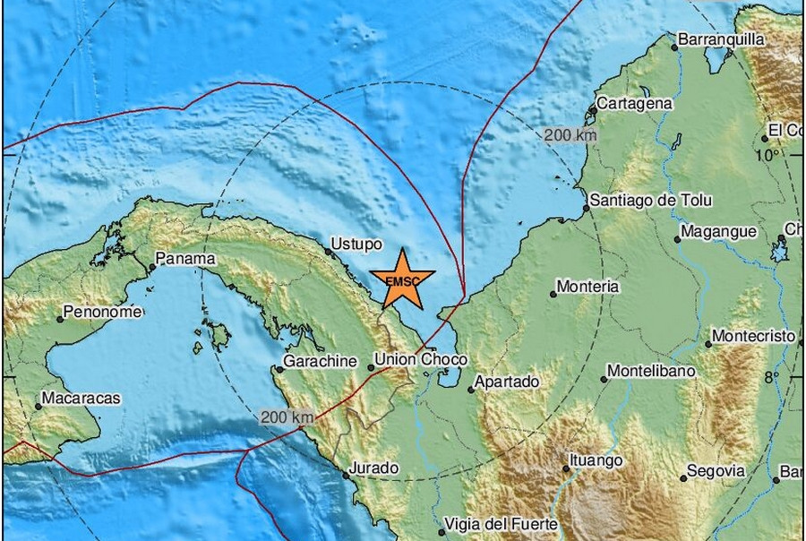 Σεισμός 6,6 Ρίχτερ στα σύνορα Παναμά-Κολομβίας