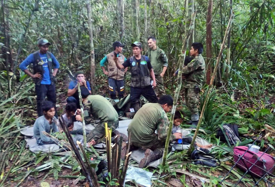 Κολομβία: Βρέθηκαν ζωντανά τα τέσσερα παιδιά που αγνοούνταν στην ζούγκλα από την 1η Μαϊου